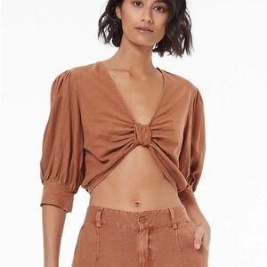 Young Fabulous and Broke linen top